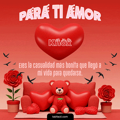 Feliz Dia Amor Knox GIF