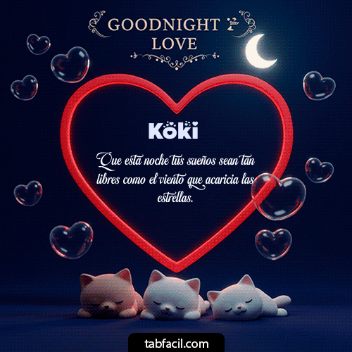 Buenas Noches Koki GIF