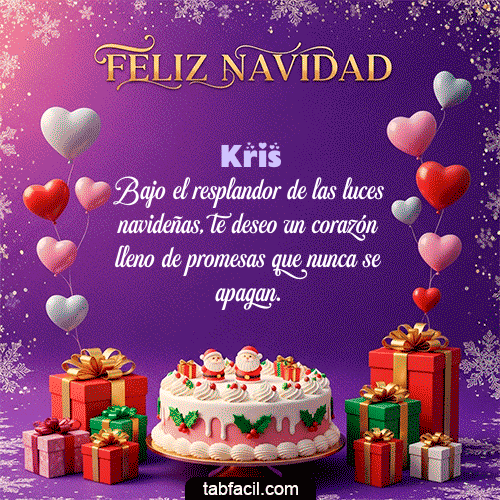 GIF Animado de Feliz Navidad para Kris - 🎅 Merry Christmas