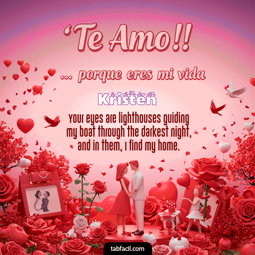 Ver GIF de Te amo, porque eres mi vida GIF de Kristen - Te amo, porque eres mi vida