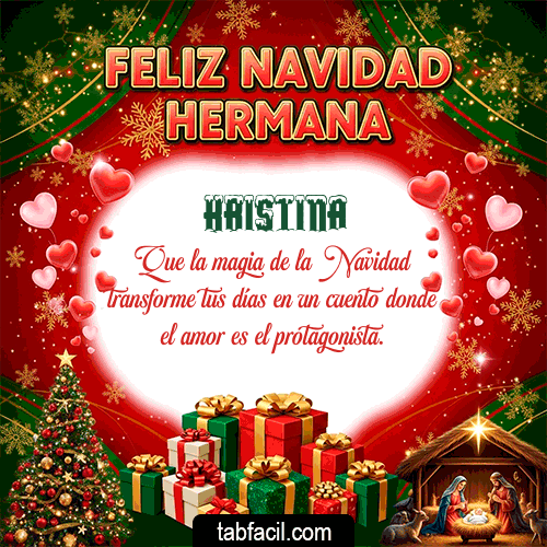 Feliz Navidad Kristina GIF