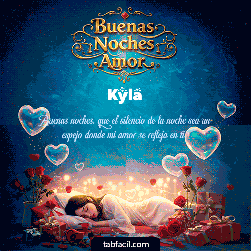 GIF Animado de Buenas Noches para Kyla - Buenas Noches Angel Luna Hada