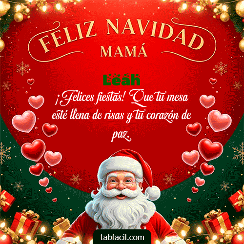 Ver GIF de Feliz Navidad Mamá GIF de Leah - Feliz Navidad Mamá