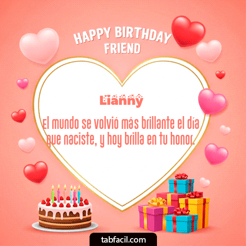 GIF de Lianny - Happy Birthday Friend
