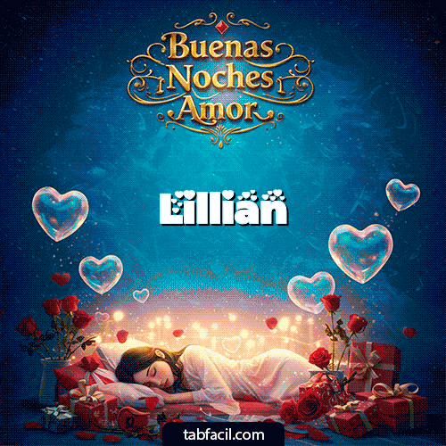GIF de Lillian - Buenas Noches Angel Luna Hada