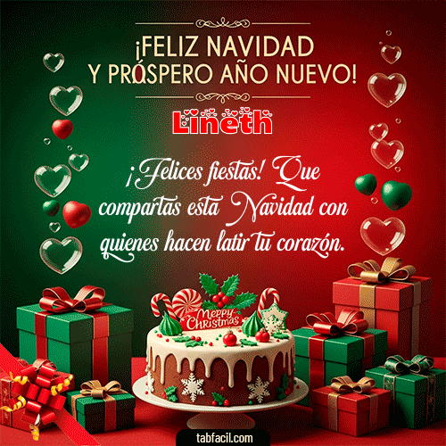 Feliz Navidad Lineth GIF