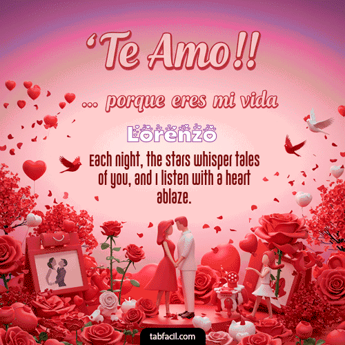 Ver GIF de Te amo, porque eres mi vida GIF de Lorenzo - Te amo, porque eres mi vida