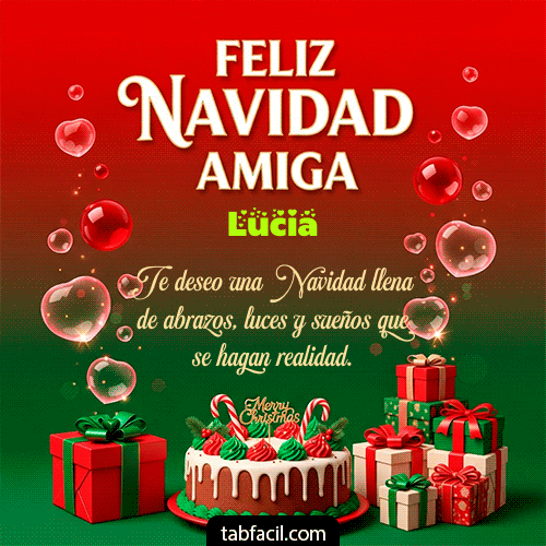 Ver GIF de Feliz Navidad Amiga GIF de Lucia - Feliz Navidad Amiga