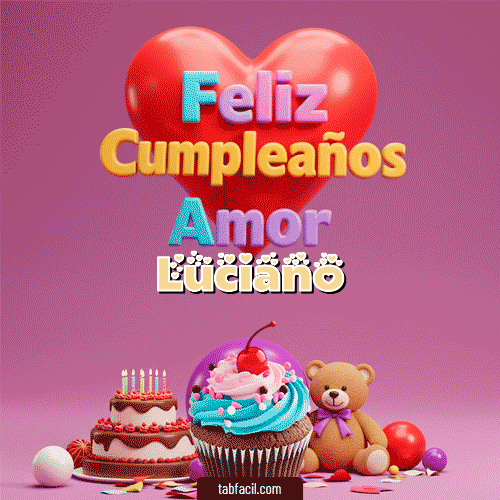 Feliz Cumpleaños Luciano GIF