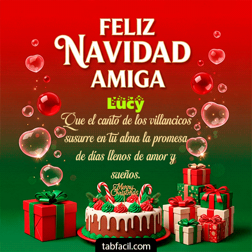 Ver GIF de Feliz Navidad Amiga GIF de Lucy - Feliz Navidad Amiga