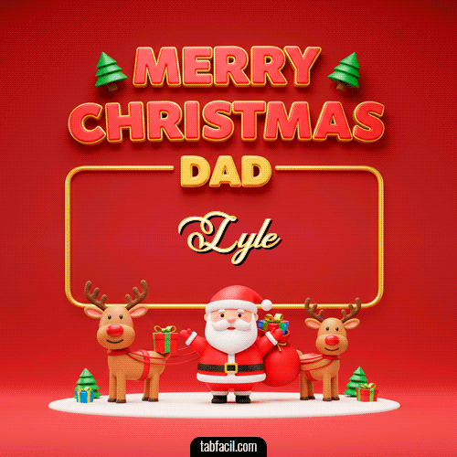 GIF Animado de Feliz Navidad para Lyle - Merry Christmas DAD