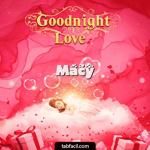 Buenas Noches Macy GIF