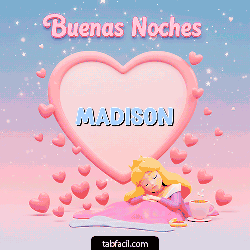 Buenas Noches Madison GIF