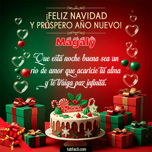 Feliz Navidad Magaly GIF