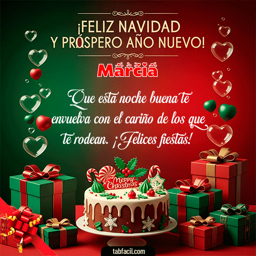 Feliz Navidad Marcia GIF