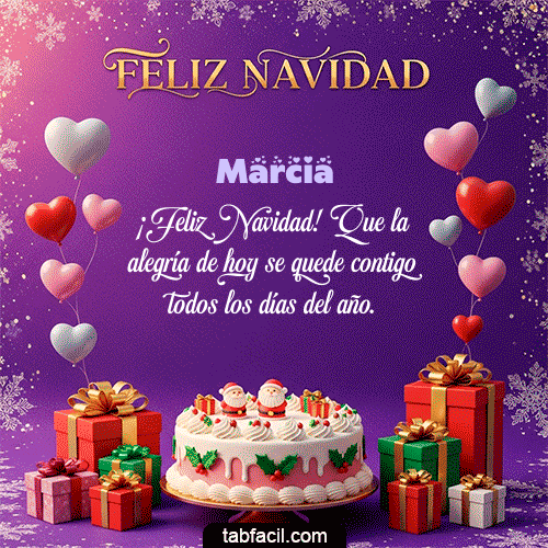 Feliz Navidad Marcia GIF