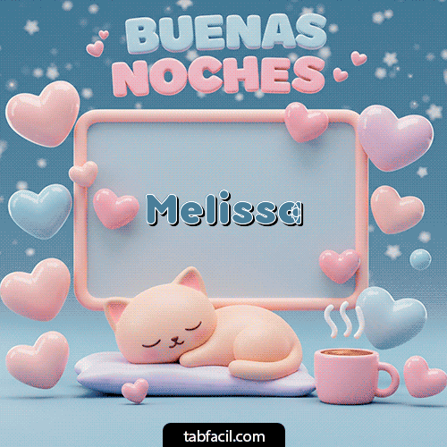 GIF de Melissa - Luna estrellas de buenas noches