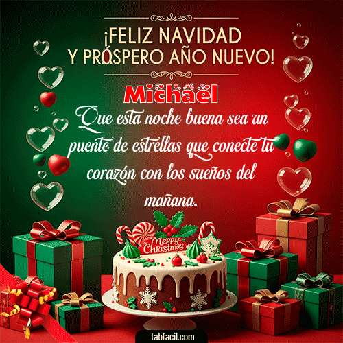 Feliz Navidad Michael GIF
