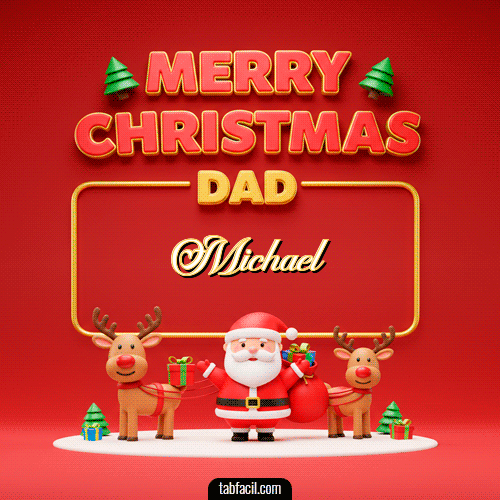 Feliz Navidad Michael GIF