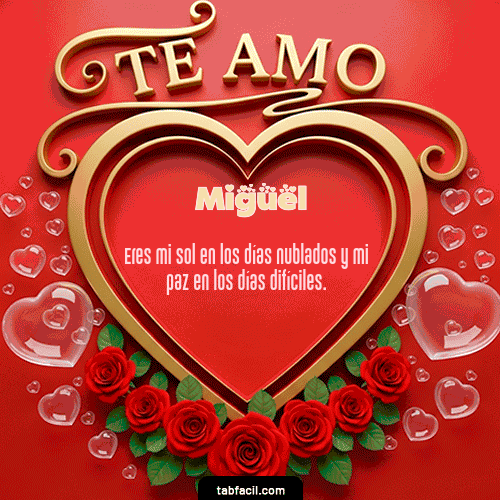Ver GIF de Te Amo GIF de Miguel - Te Amo