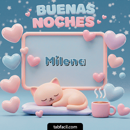 Buenas Noches Milena GIF