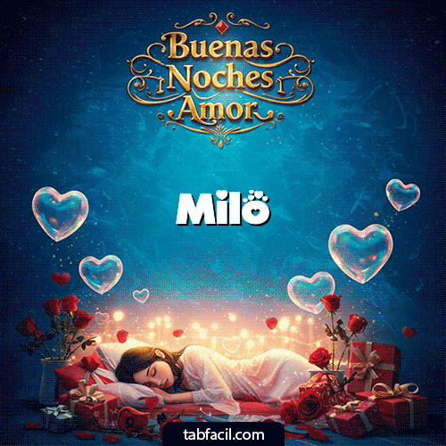 Buenas Noches Milo GIF