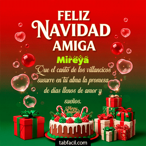 GIF de Mireya - Feliz Navidad Amiga