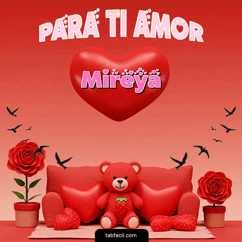 GIF Animado de Feliz Dia Amor para Mireya - Para tí amor