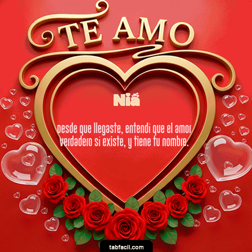 Ver GIF de Te Amo GIF de Nia - Te Amo