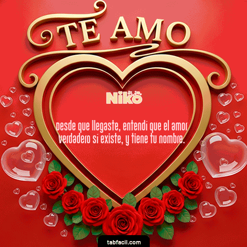 Ver GIF de Te Amo GIF de Niko - Te Amo