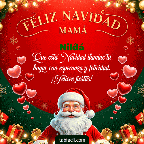 Feliz Navidad Nilda GIF