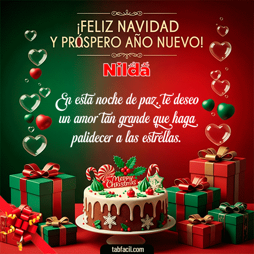 Feliz Navidad Nilda GIF