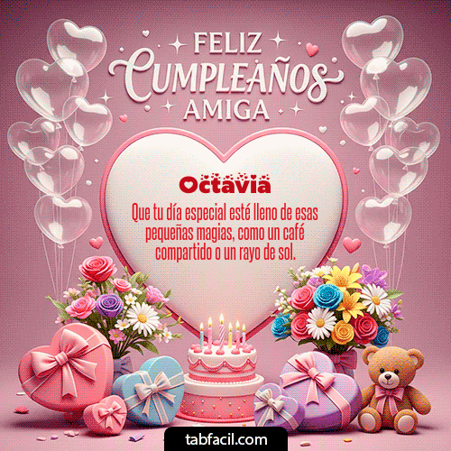 GIF de Octavia - Feliz Cumpleaños Amiga
