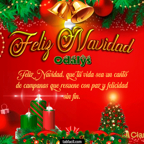 GIF de Odalys - Feliz Navidad