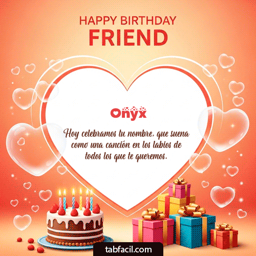 GIF de Onyx - Happy Birthday Friend