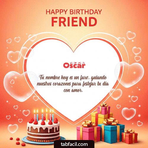 GIF de Oscar - Happy Birthday Friend