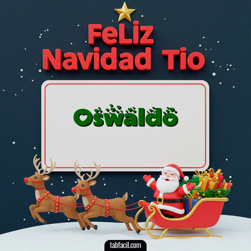 GIF de Oswaldo - Feliz Navidad Tío