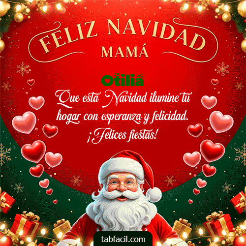 GIF de Otilia - Feliz Navidad Mamá