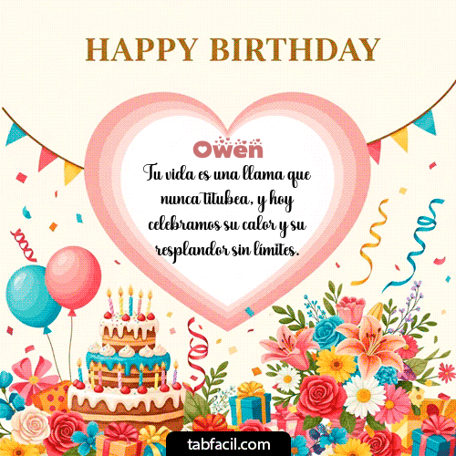 GIF de Owen - Happy BirthDay Friend!