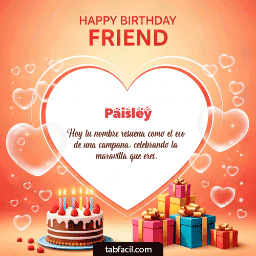 Feliz Cumpleaños Paisley GIF