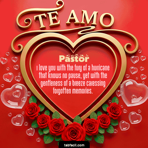 Feliz Dia Amor Pastor GIF