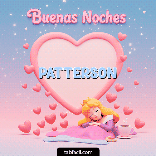 Buenas Noches Patterson GIF