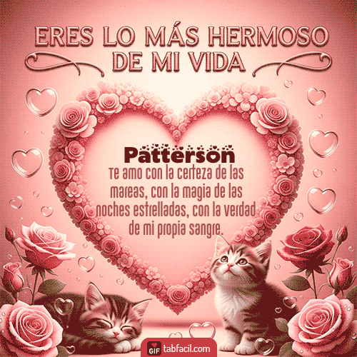 Feliz Dia Amor Patterson GIF