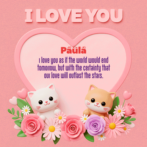 Feliz Dia Amor Paula GIF