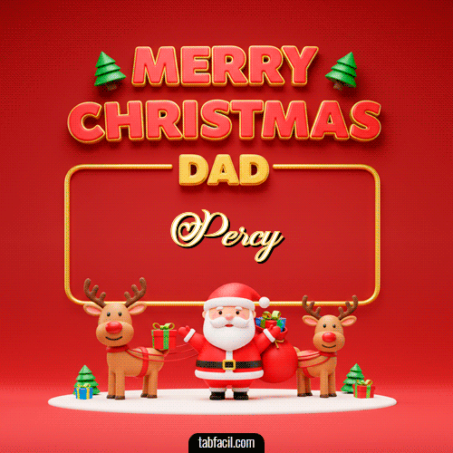 Ver GIF de Merry Christmas DAD GIF de Percy - Merry Christmas DAD