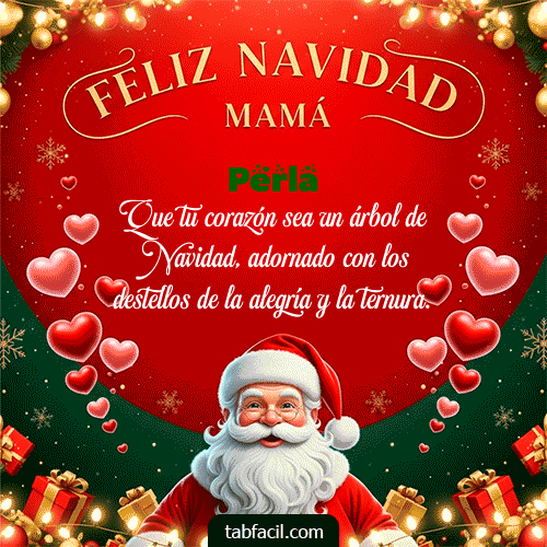 GIF de Perla - Feliz Navidad Mamá