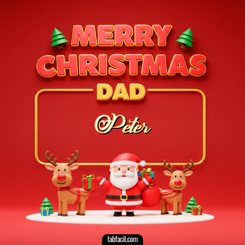 GIF de Peter - Merry Christmas DAD