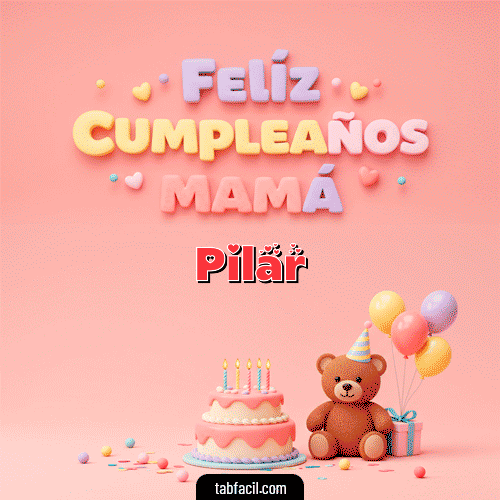 Feliz Cumpleaños Pilar GIF