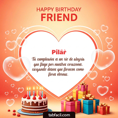 Feliz Cumpleaños Pilar GIF