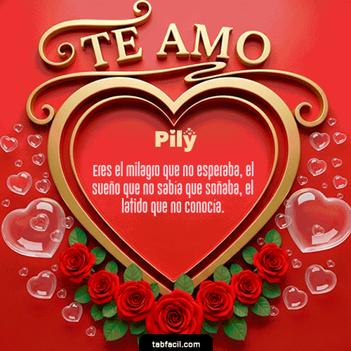 Feliz Dia Amor Pily GIF